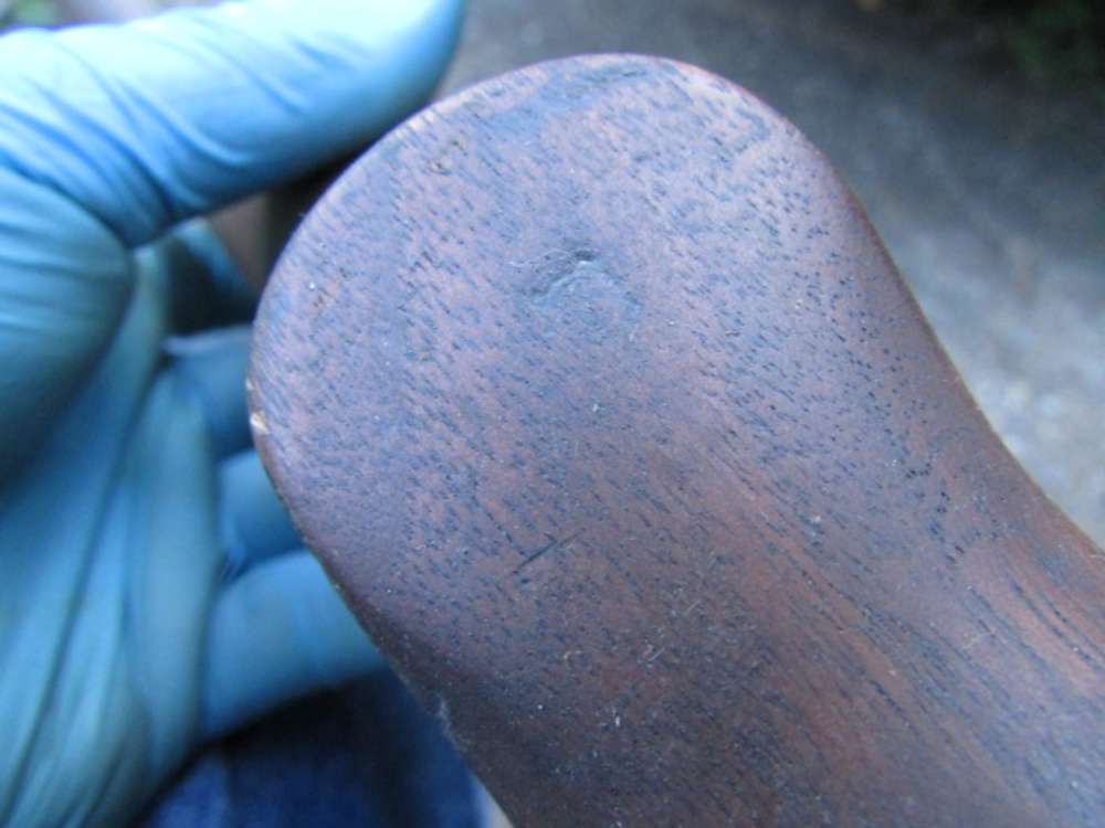 Excellent WW2 M1 Garand Walnut Stock Crossed Cannons on Grip FREE SHIPPING!-img-2