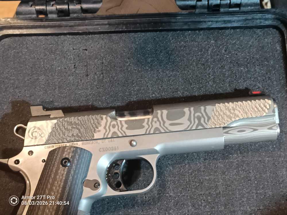 Christensen Arms - 1911 - Damascus Slide - Titanium Frame 1911 - Layaway-img-5