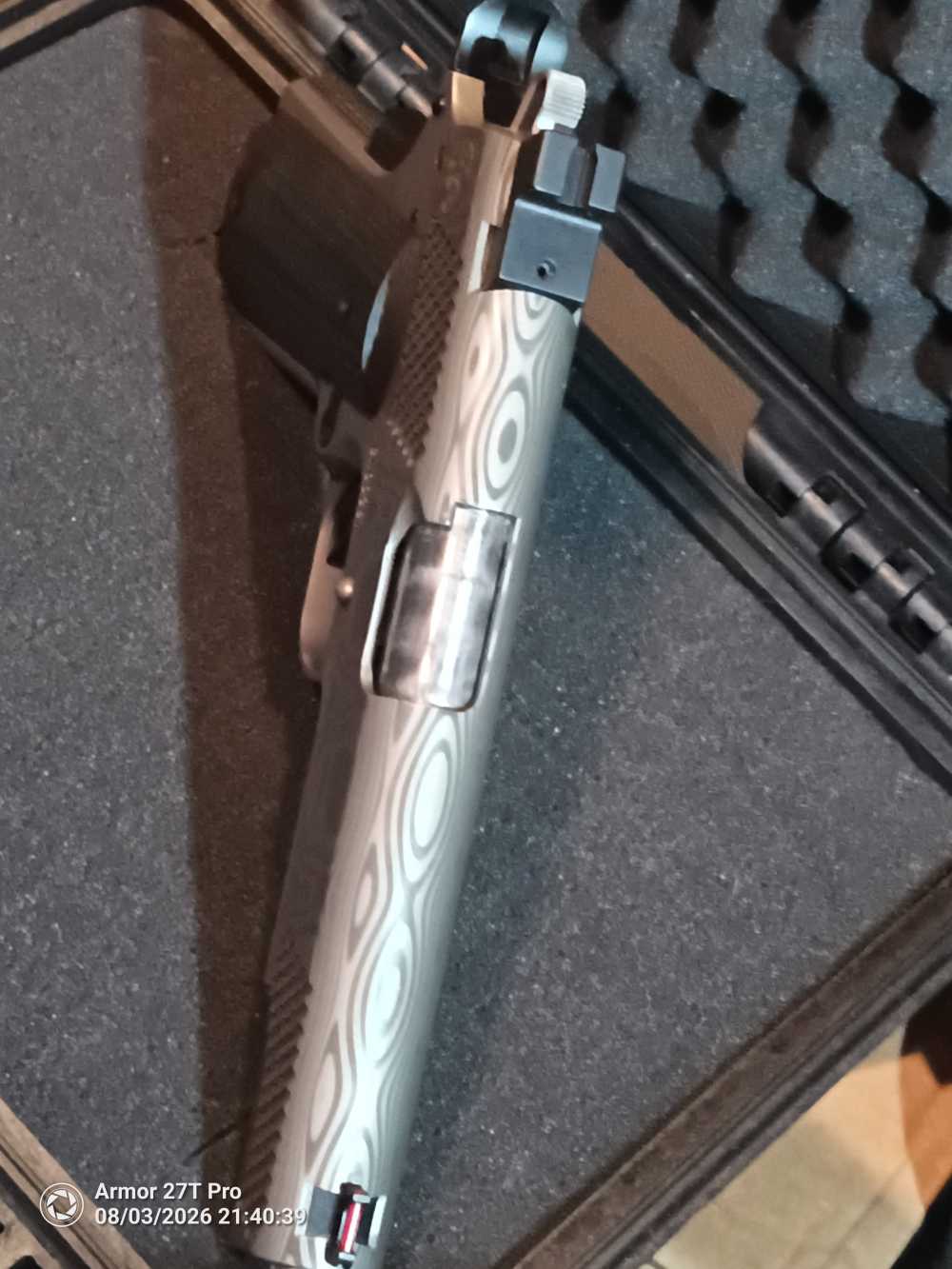 Christensen Arms - 1911 - Damascus Slide - Titanium Frame 1911 - Layaway-img-6