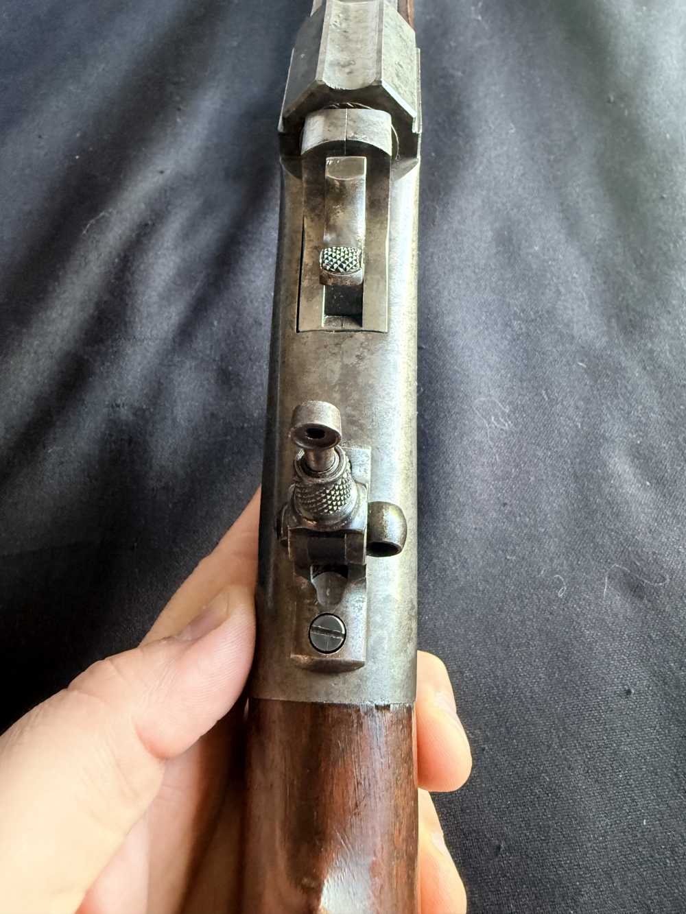 Marlin-Ballard Falling Block Single Shot Target Rifle, with John Rigby Mark-img-51
