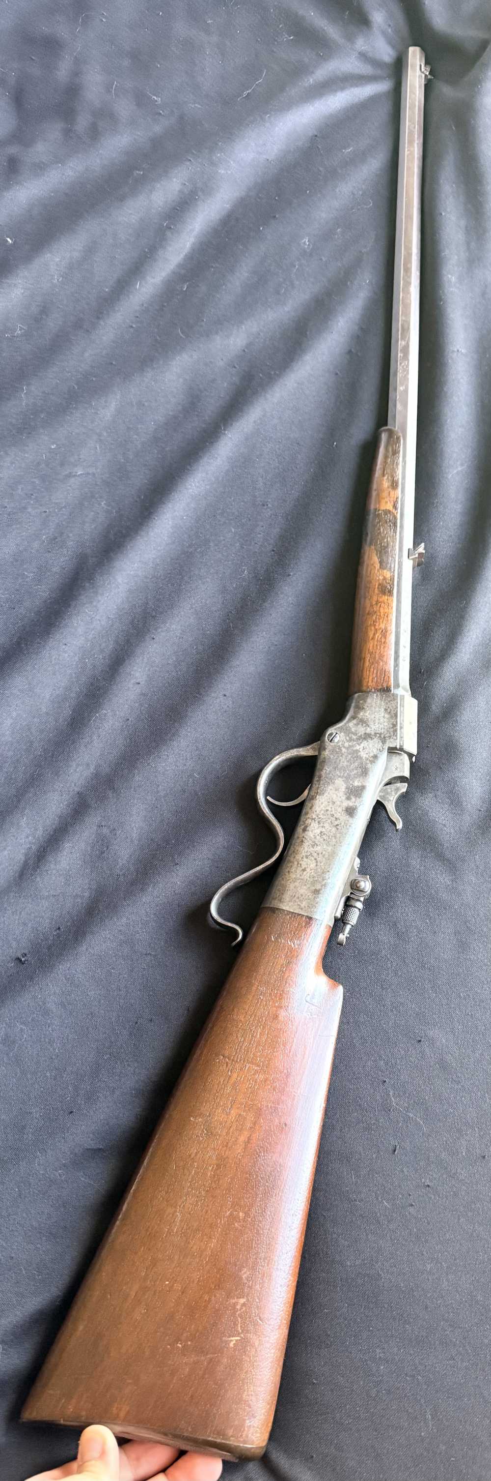 Marlin-Ballard Falling Block Single Shot Target Rifle, with John Rigby Mark-img-0