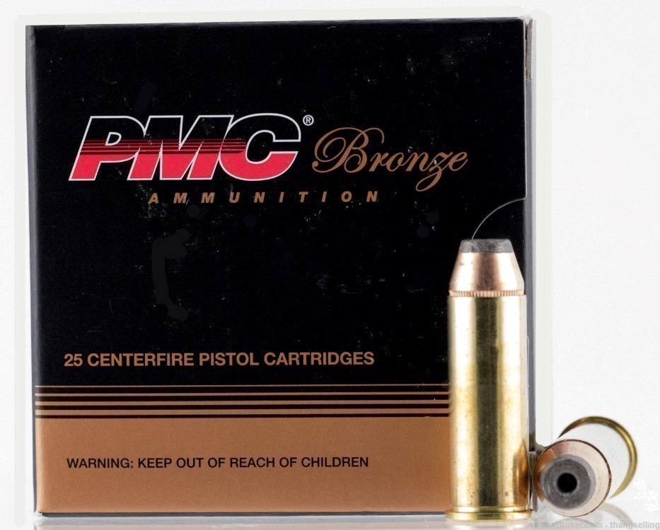 50 Rounds PMC Bronze .44 Rem Mag Ammo 180 Gr Hollow Point Personal Defense-img-0