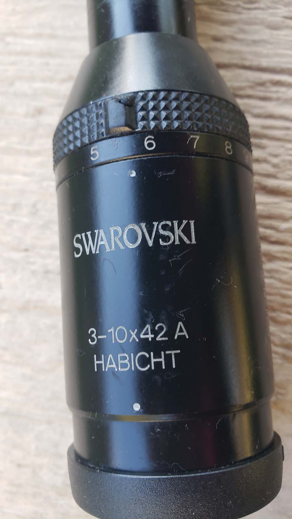 Swarovski Habicht 3-10x42mm 1" tube 42 mm bell scope made in Austria-img-1