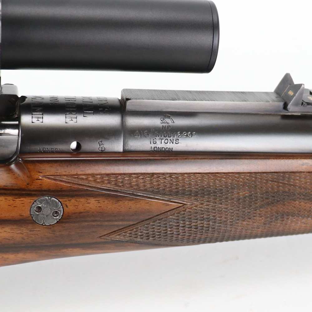 Rigby Big Game Rifle, 416 Rigby 24" BBL, Blued/ Wood, CLEAN, See Details!-img-25
