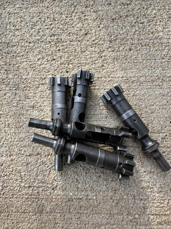 Early Colt M16 Bolts, MP Marked, Vietnam Surplus -img-4