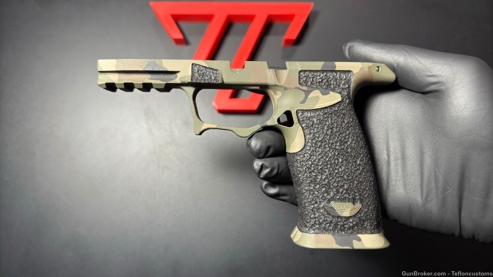 P365 XL Macro Icarus Precision Grip Module Camo Cerakote Stippled -img-0