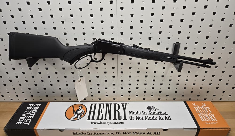 Henry X Model 22 Mag 22WMR 16" Threaded Lever Action Black Synthetic-img-0