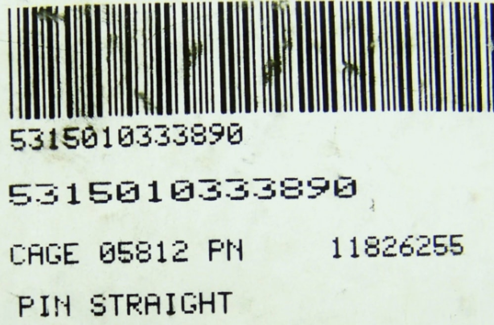 M240/MAG58 Sear/Trigger Spring Pin - Part # 11826255 - NSN 5315-01-033-3890-img-1