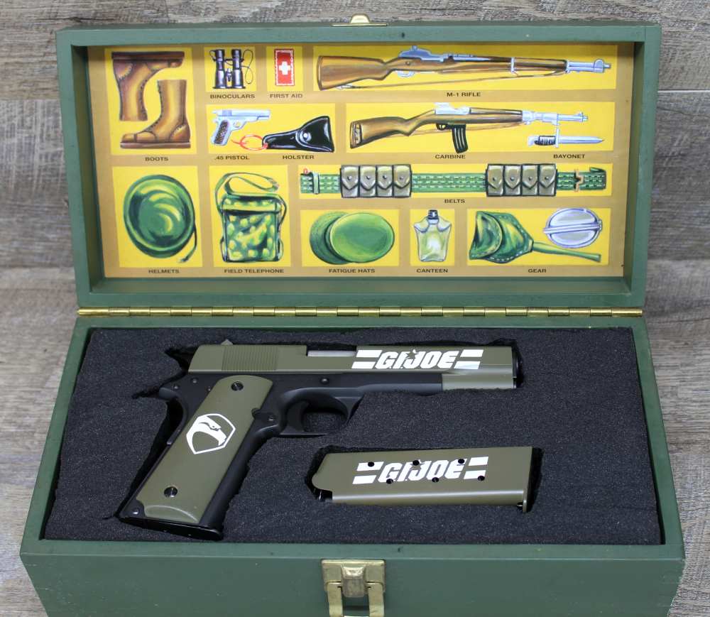 G.I. JOE Tribute Custom M1911A1 45ACP 1911 Vintage BOX Duracoat (Cerakote)-img-1