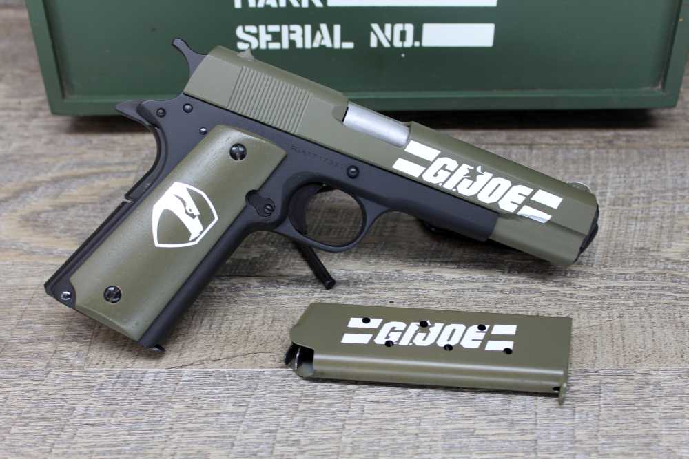 G.I. JOE Tribute Custom M1911A1 45ACP 1911 Vintage BOX Duracoat (Cerakote)-img-4