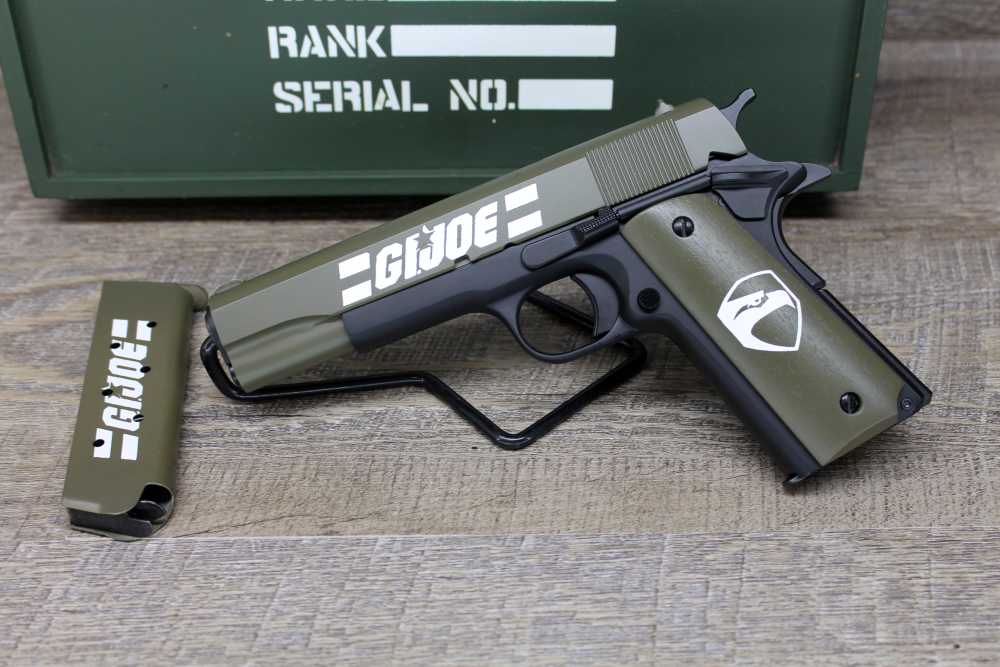 G.I. JOE Tribute Custom M1911A1 45ACP 1911 Vintage BOX Duracoat (Cerakote)-img-10