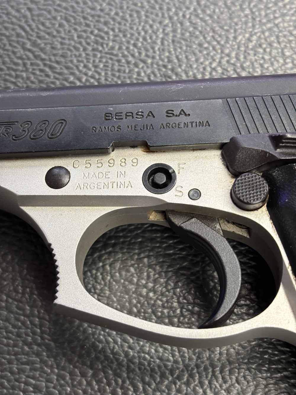 BERSA THUNDER 380 ACP SEMIAUTOMATIC. NO RESERVE -img-3