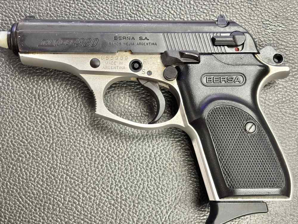 BERSA THUNDER 380 ACP SEMIAUTOMATIC. NO RESERVE -img-0