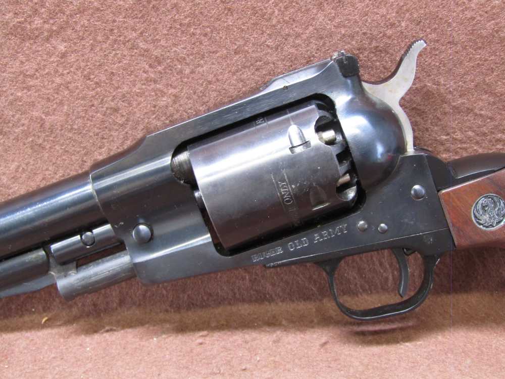 Ruger Old Army 44 Cal 6 Shot SA Percussion Revolver 7.5" BRL Blued VG Bore-img-11