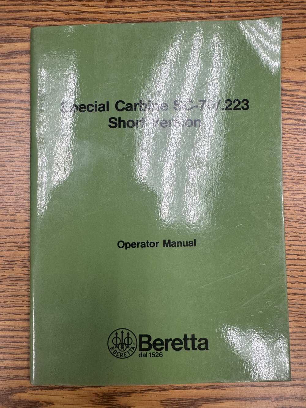ORIGINAL NEW ENGLISH BERETTA SC-70 MANUAL SCS70 AR70-img-0