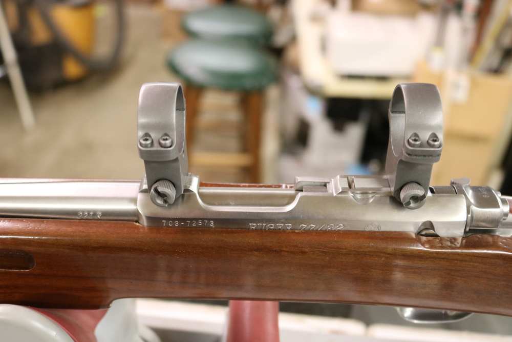 RUGER 77-22 STAINLESS WITH XTRA STOCK NICE-img-5