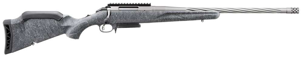 Ruger 46913 American Gen II, 30-06, 20" TB, Gray Splatter-img-0