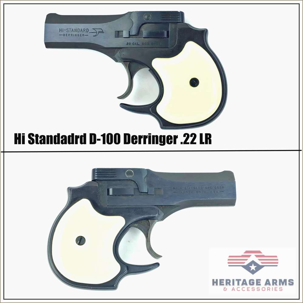 Hi-Standard Derringer 22 LR Model D-100 PLUS Parts Gun-img-0