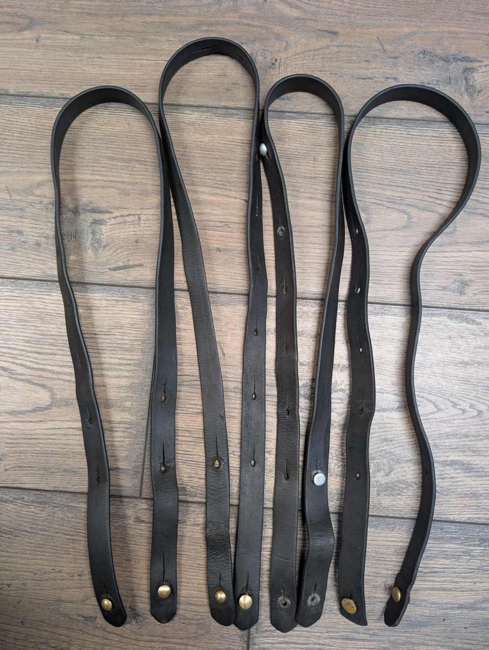 Yugo Mauser 24/47 Leather Sling with Hardware gty. 4 surplus -img-0