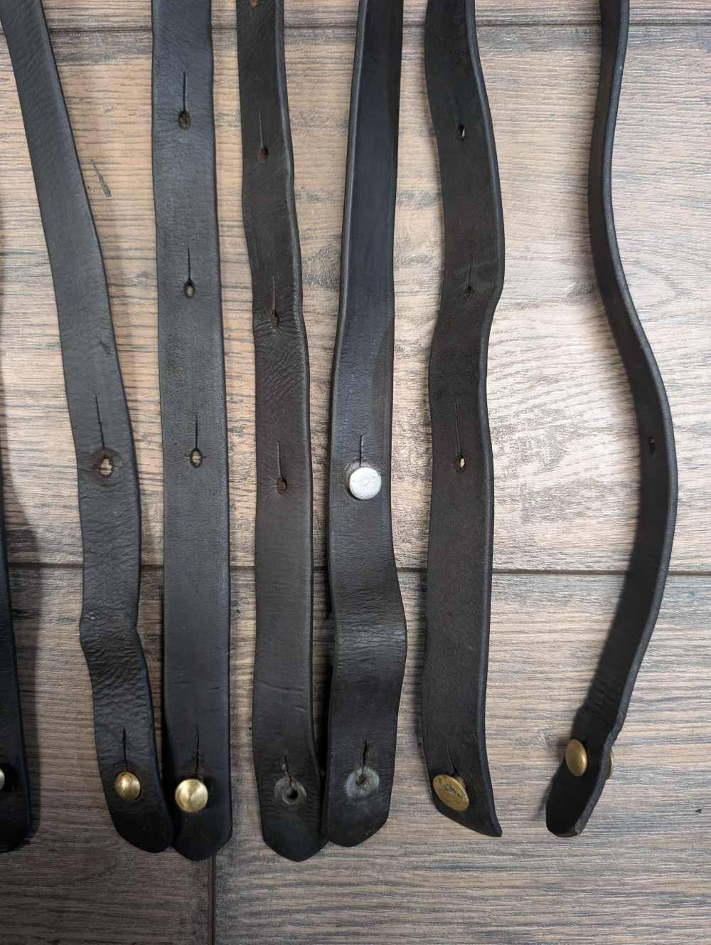 Yugo Mauser 24/47 Leather Sling with Hardware gty. 4 surplus -img-1