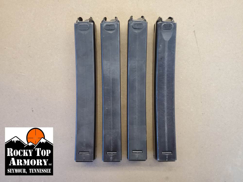 OEM HECKLER & KOCH MP5 9X19MM MAGAZINE 80'S PRODUCTION CODES (LOT OF 4)-img-4