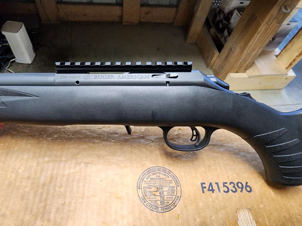 PICS NEW RUGER AMERICAN RIMFIRE RIFLE .22 LR 16" TARGET THREADED 22 16 8391-img-10