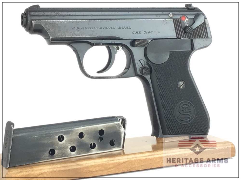 SCARCE - Early Commercial Sauer 38H Crown N C&R-img-2