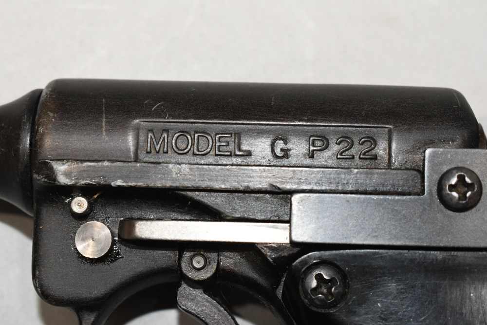 Scarce Schimel GP22 C02 Powered 22 Cal Air Pistol W Original Box Luger READ-img-20
