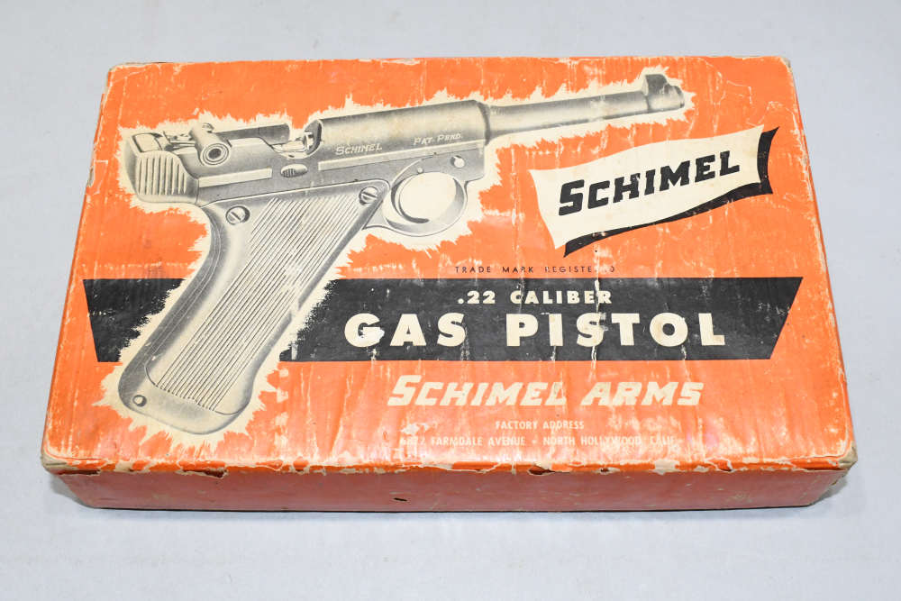 Scarce Schimel GP22 C02 Powered 22 Cal Air Pistol W Original Box Luger READ-img-23