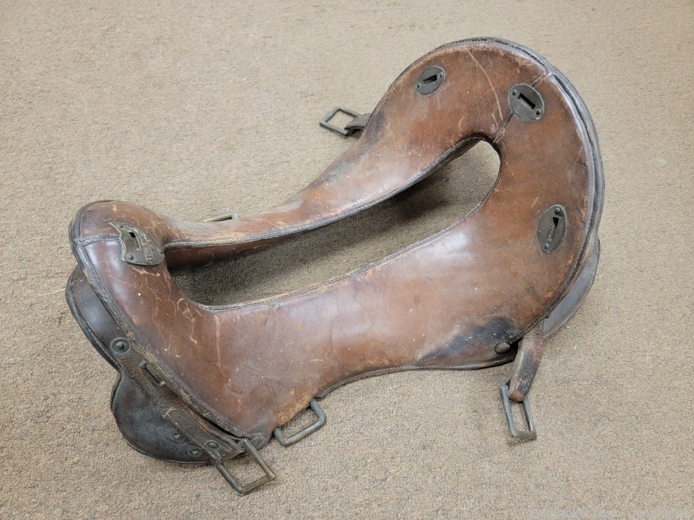 U.S. Span AM /  WW1 Era Military McLellan Saddle 11 1/2 Inch Original -img-1