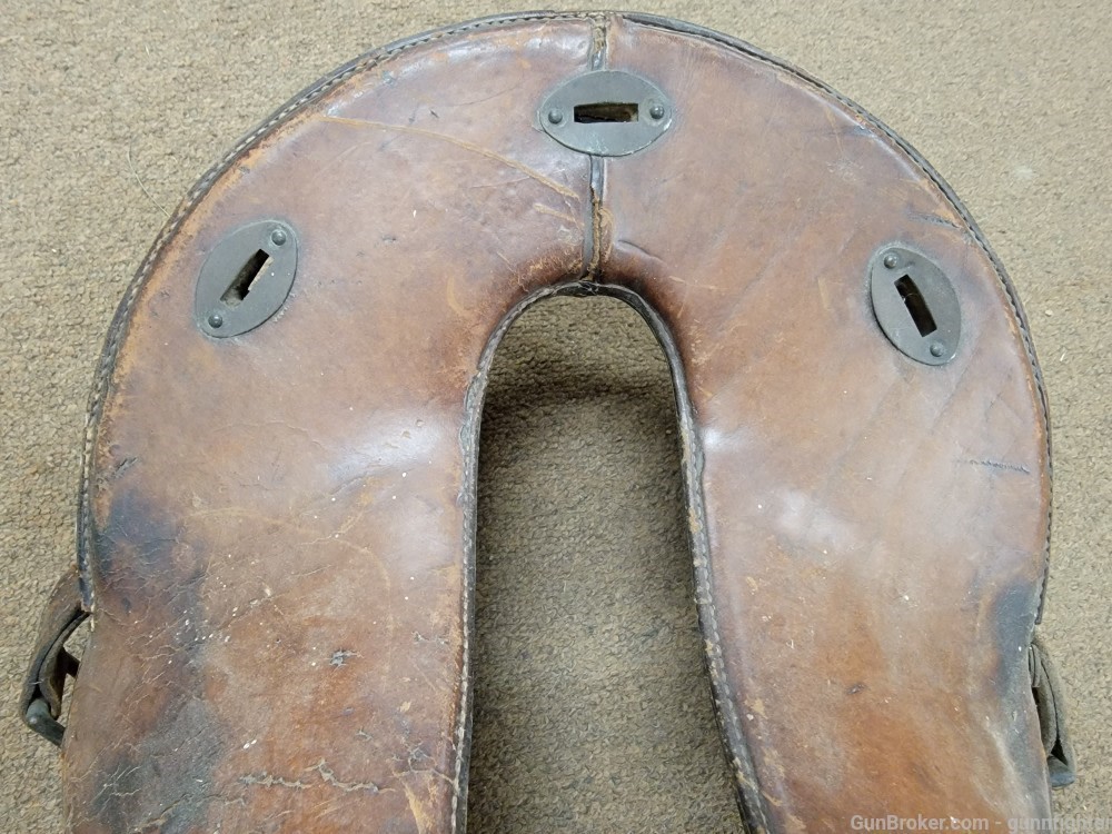 U.S. Span AM /  WW1 Era Military McLellan Saddle 11 1/2 Inch Original -img-2