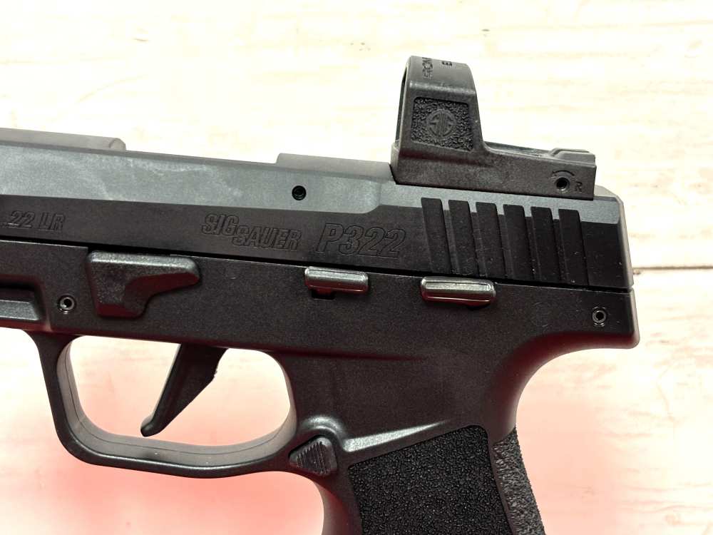 Factory New Sig P322 w/ Romeo Zero Elite Micro Red Dot 22LR Pistol -img-2