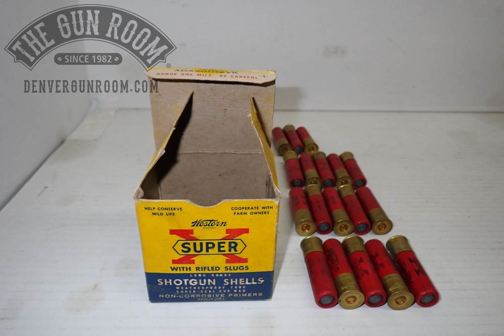 one box with 18 rounds of Western Super X 20 gauge 5/8 oz rifled slugs-img-0