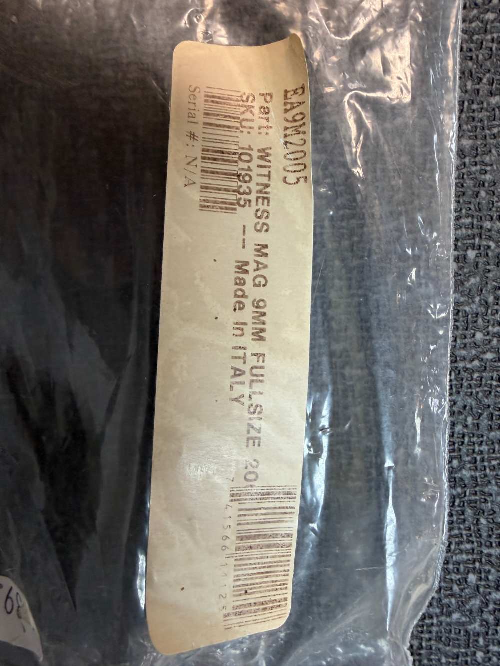 EAA Witness Full Size Magazine - 9mm - 20 Rounds - Blue-img-7