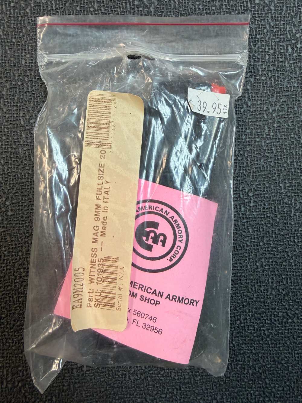 EAA Witness Full Size Magazine - 9mm - 20 Rounds - Blue-img-5