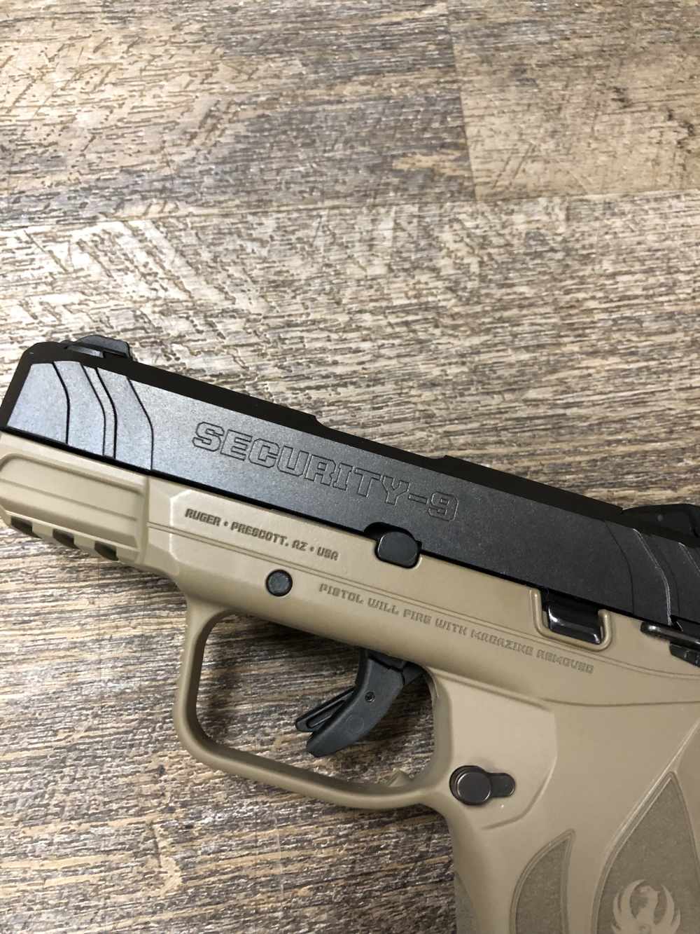 Ruger Security 9 Compact FDE Flat Dark Earth 9mm w 2 Mags, Orig Box 3.42"-img-6