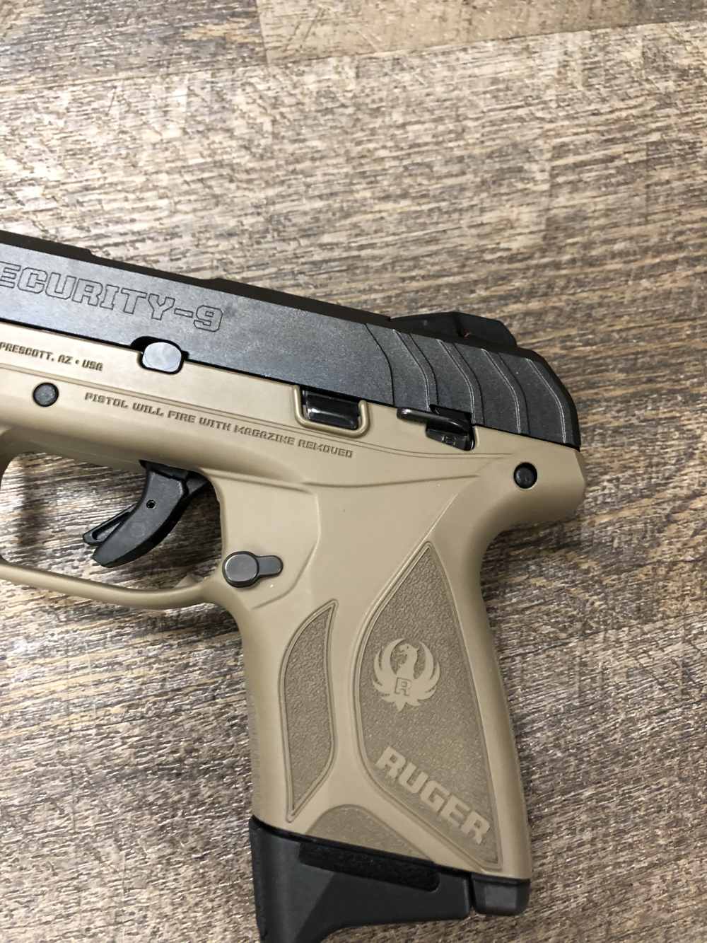 Ruger Security 9 Compact FDE Flat Dark Earth 9mm w 2 Mags, Orig Box 3.42"-img-5