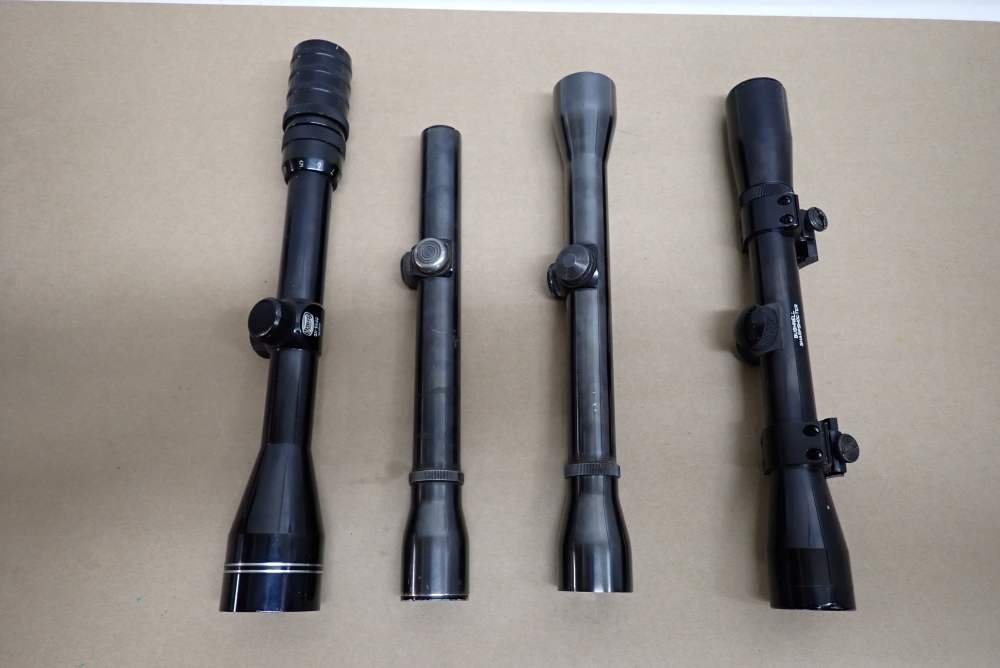 1 lot of 4 scopes, Mauser, Weaver, Bushnell-img-0