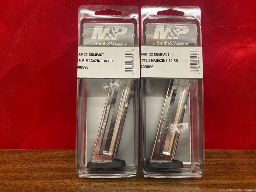 2 Smith & Wesson M&P 22 Compact 10 Round .22LR 10rd Magazines-img-0
