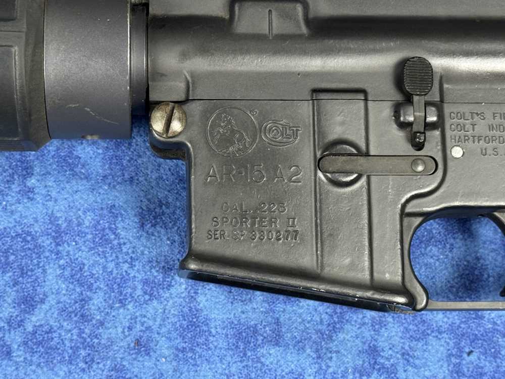 Colt AR-15 A2 Sporter II .223 Semi-Auto Rifle – Heavy Barrel & Muzzle Brake-img-11