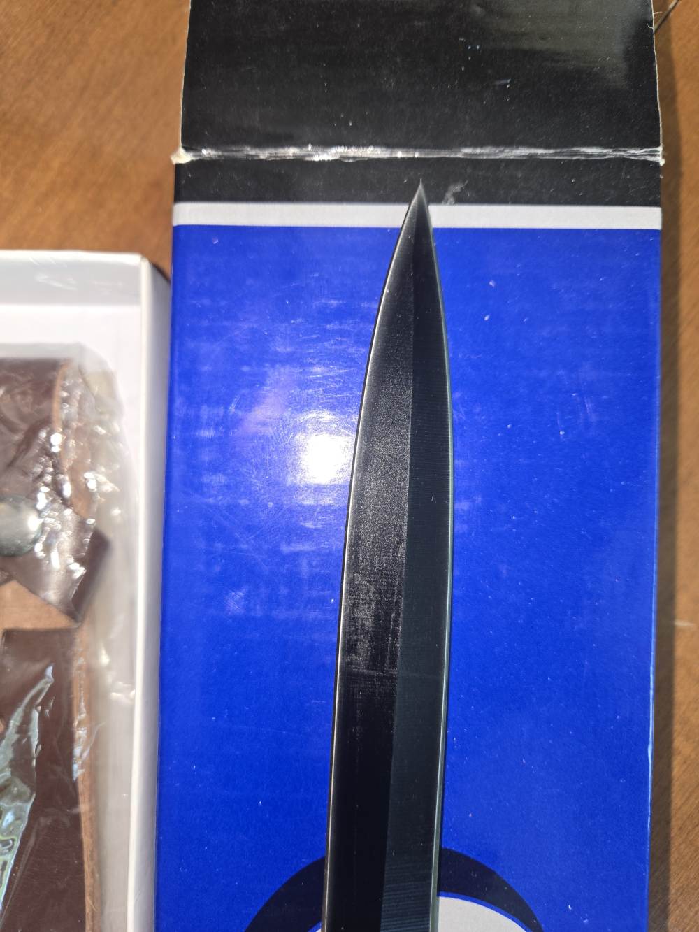 Colt ct535 dagger w/ sheath and knuckle guard new in box skull crusher v42-img-6