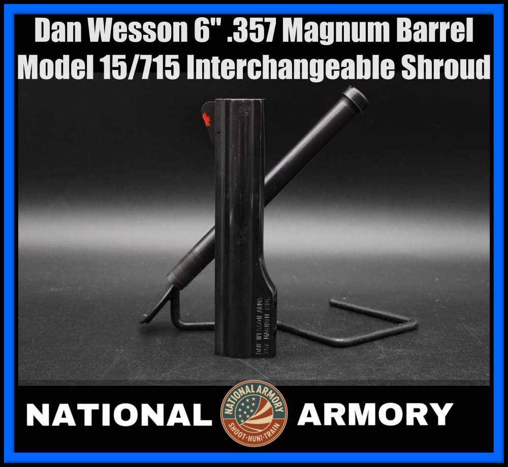Dan Wesson 6" .357 Magnum Barrel Model 15/715 Interchangeable Shroud-img-0