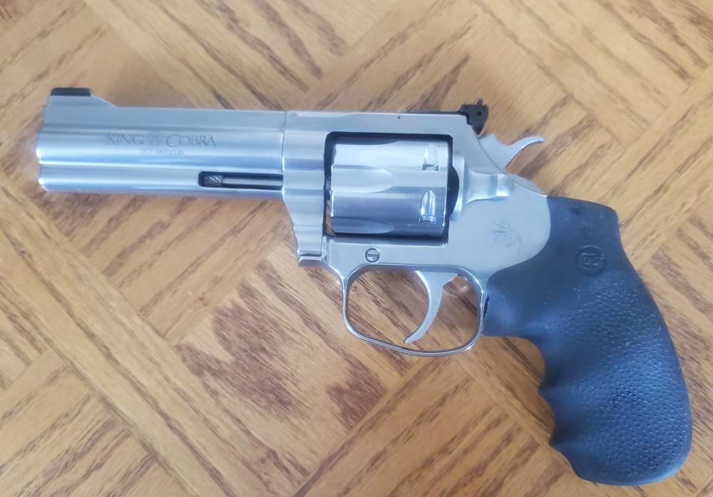 Colt King Cobra 357 Magnum Target 4.25" Barrel UPGRADED w/ Night Sight+-img-0