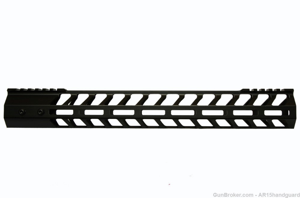 AR10 LR-308 15" Mlok HandGuard Free float LOW Profile (MADE IN USA)-img-0