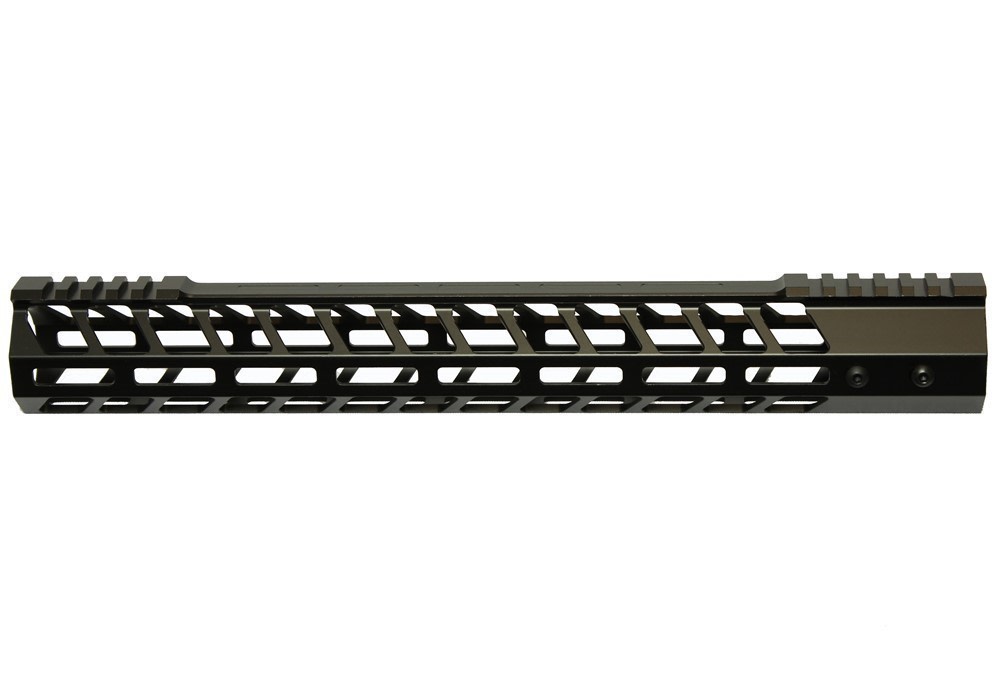 AR10 LR-308 15" Mlok HandGuard Free float LOW Profile (MADE IN USA)-img-1