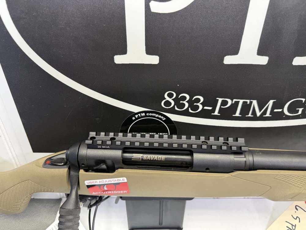 Savage 110 Desert Tactical FDE 24” threaded barrel in 6.5 prc -img-9