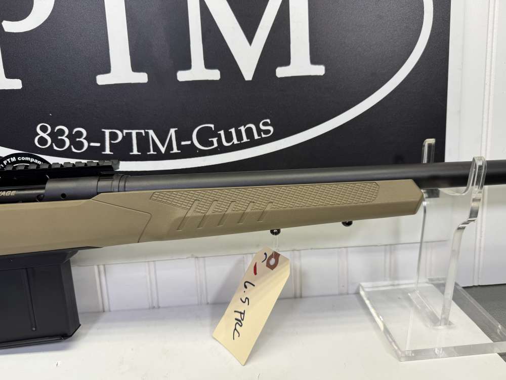 Savage 110 Desert Tactical FDE 24” threaded barrel in 6.5 prc -img-8
