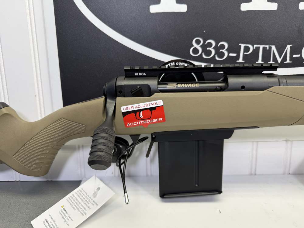 Savage 110 Desert Tactical FDE 24” threaded barrel in 6.5 prc -img-7