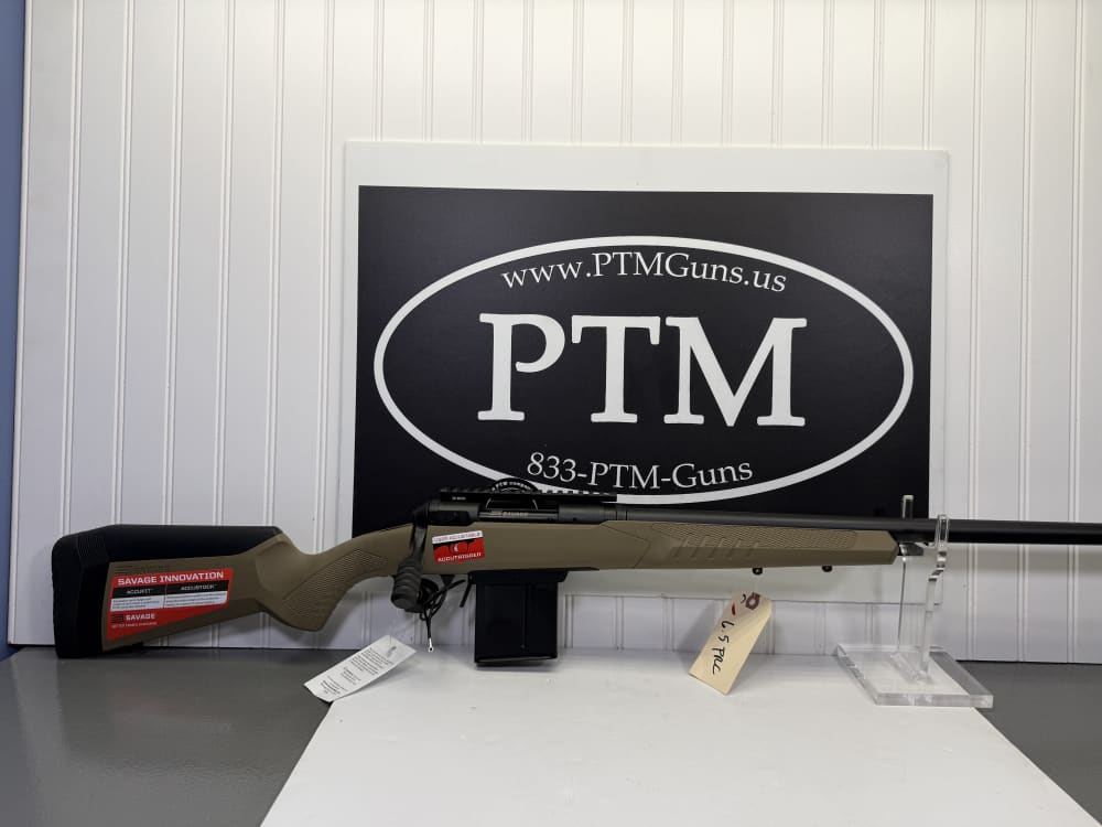 Savage 110 Desert Tactical FDE 24” threaded barrel in 6.5 prc -img-5