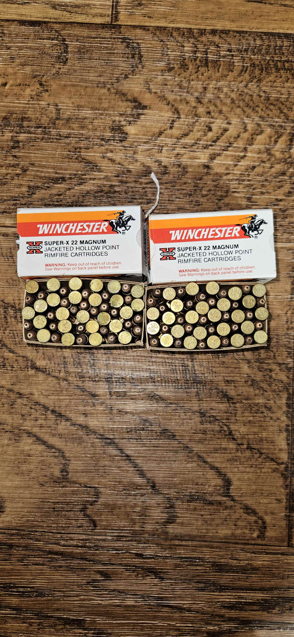 (LW-A3) Vintage Winchester Super-X 22 Magnum JHP X22WMR 100 Rds-img-0